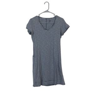 Toad and Co marley ss dress size small striped short sleeve minimalist outdoors